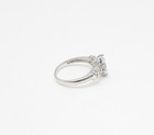 925 Sterling Silver  Faceted White Cubic Zirconia Band Ring Sz 8  RG3253 — photo 3