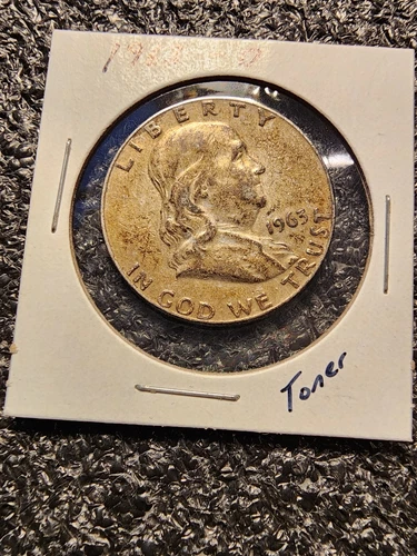 1963d Franklin Half Dollar !! 90% Silver !!