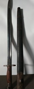 1907 Lithgow Australian bayonet  1944? MA OA markings  (e)