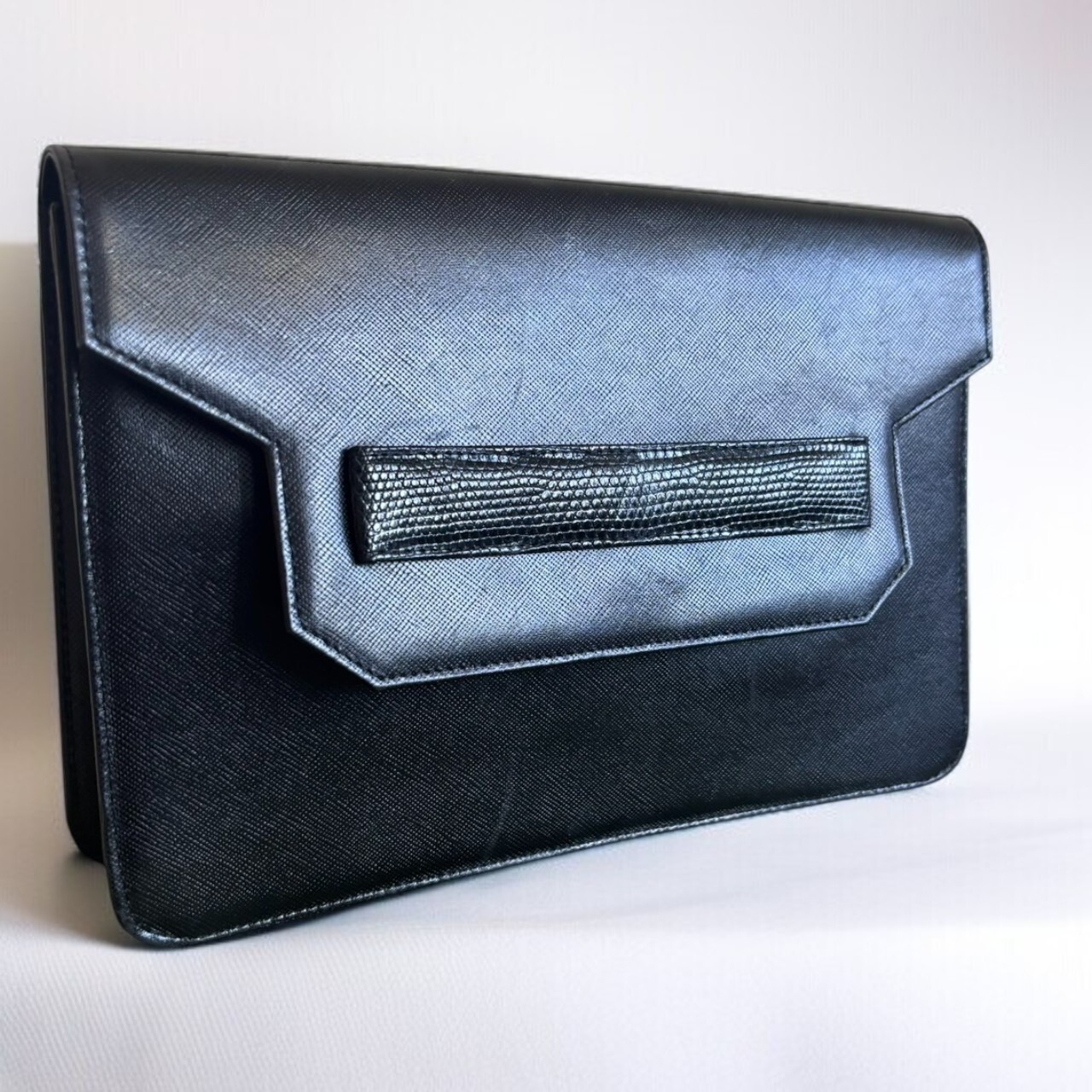 YVES SAINT LAURENT YSL Pochette S Borsa Pelle Autentica Nera