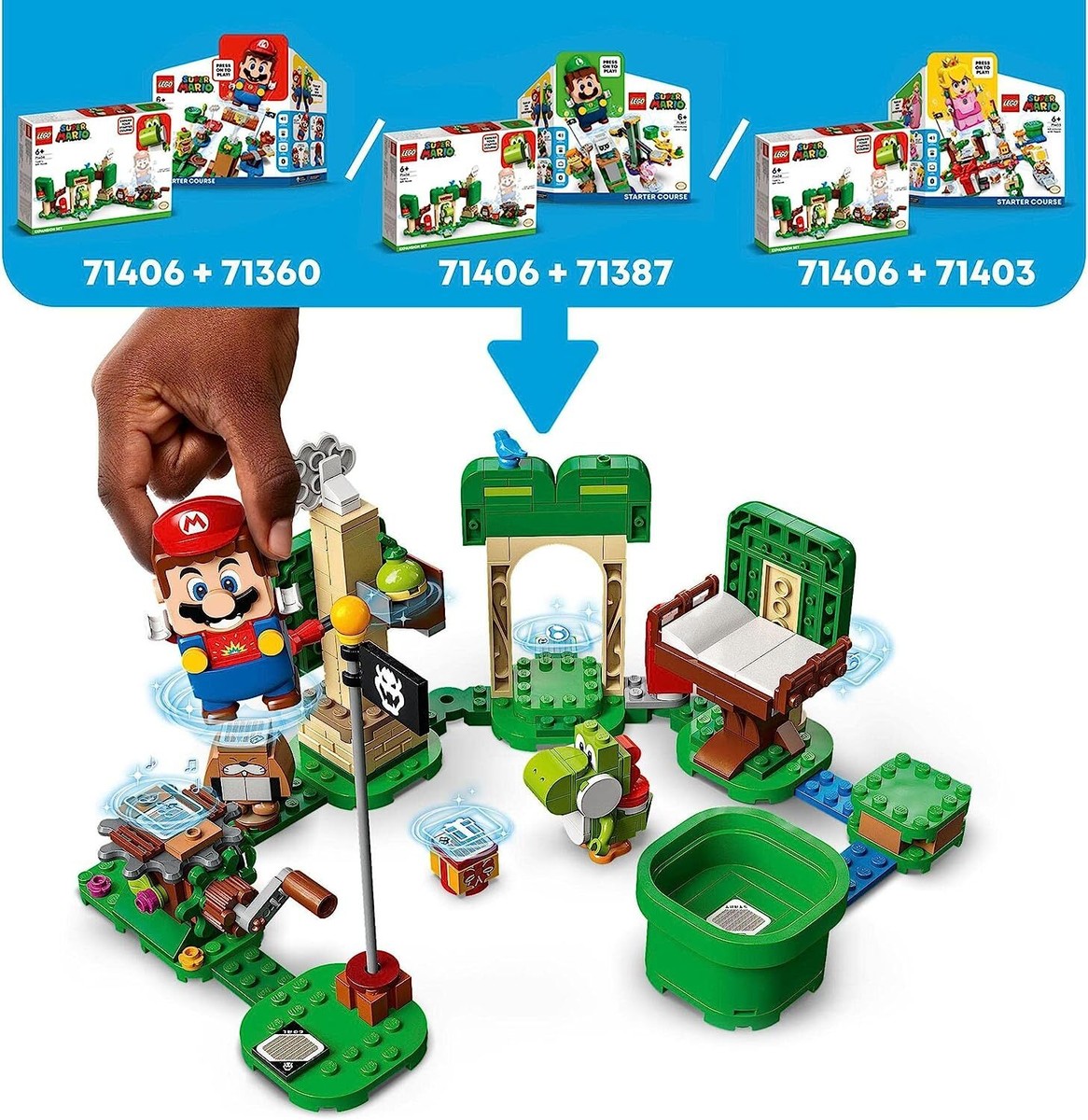 ◆シロ◆ レゴ(LEGO) スーパーマリオ ヨッシー と ワクワク おくりもの