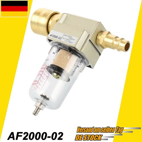 Druckluftfilter Wasserabscheider Ölabscheider INKLUSIVE 1/4" Schnellkupplung DE - Bild 1 von 9