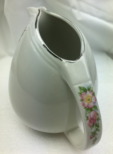 Jarra Art Deco Vintage 1945 Halls Rosa Blanco 658 Utensilios de Cocina Calidad Superior - Imagen 3 de 8