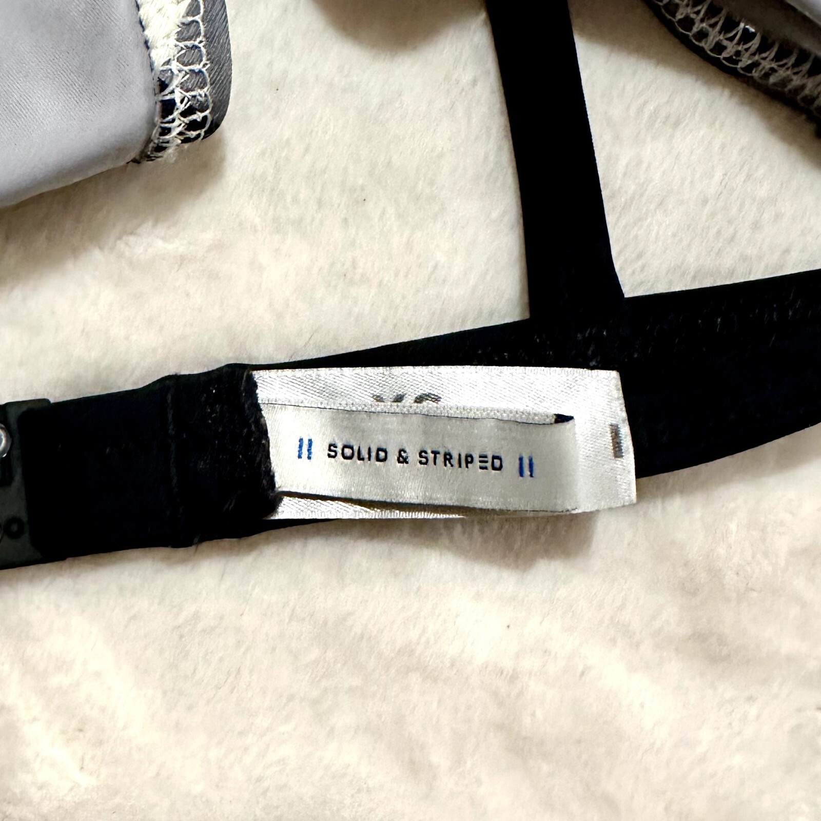 Solid & Striped Gingham Bikini Top - Extra Small - image 4