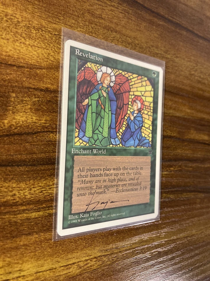 MTG✨Artist Signed REVELATION Artist Proof✨Chronicles MINT RARE Kaja Foglio Art - Image 4 of 4