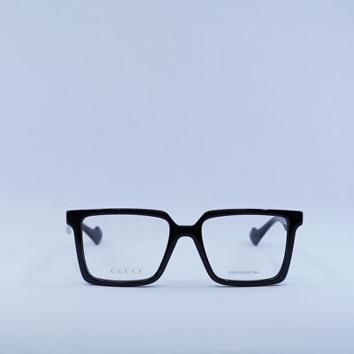 GUCCI GG1540O 005 Shiny Black 55mm Eyeglasses New Authentic  display picture 2