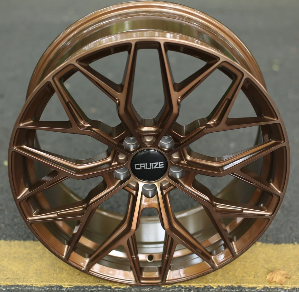 Alufelgen 19 Zoll CR7 für Renault Trafic Vans Camper Crew Bus 5x118 Bronze - Bild 3 von 4