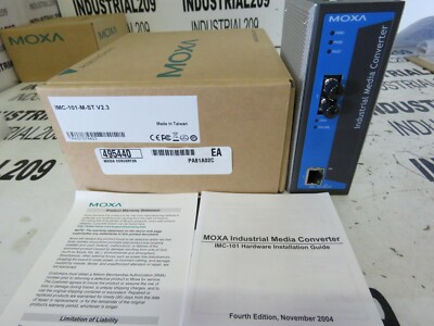 MOXA IMC-101-M-ST MEDIA CONVERTER NEW IN BOX