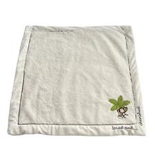 Koala Baby Blanket Monkey “Loved and Cherished” Lovey Security Embroidered SOFT