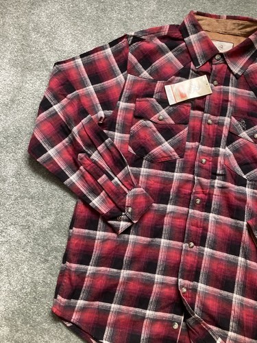 Legendary Whitetails Mens (M) Size Black & White Flannel Shotgun Hunter Shirt - Picture 8 of 12