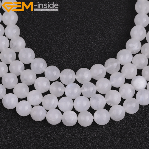 15" Natural Round Gemstone Beads Wholesale 6mm 8mm 10mm Spacer Lot Jewellery - Picture 197 of 385