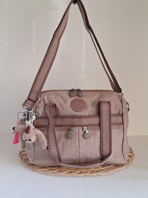 NWT Kipling Klara Crossbody, Dusty Taupe