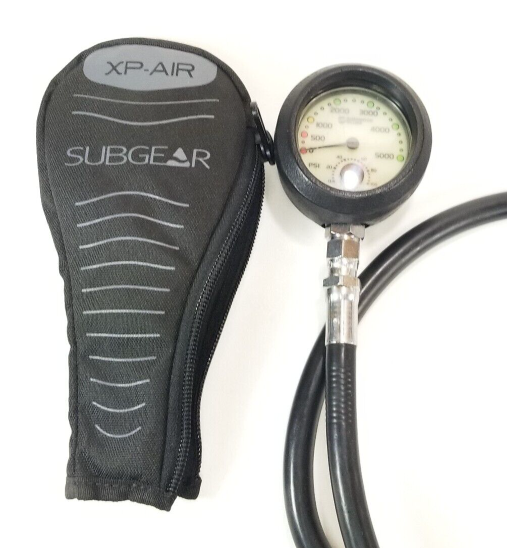 Subgear XP-Air Padded Scuba Dive Pressure Gauge SPG or Subgear XP-Air Padded Scuba Dive Pressure Gauge SPG or