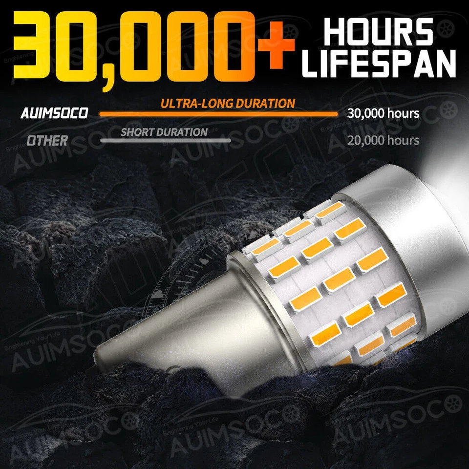 Bombillas LED ámbar de luz de giro trasero para Hyundai Genesis Coupe 10-2016 1157 Foto 2 de 4