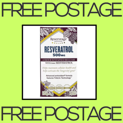 NEW ReserveAge Nutrition, Resveratrol, 500 mg - 60 Veg Caps FREE ...