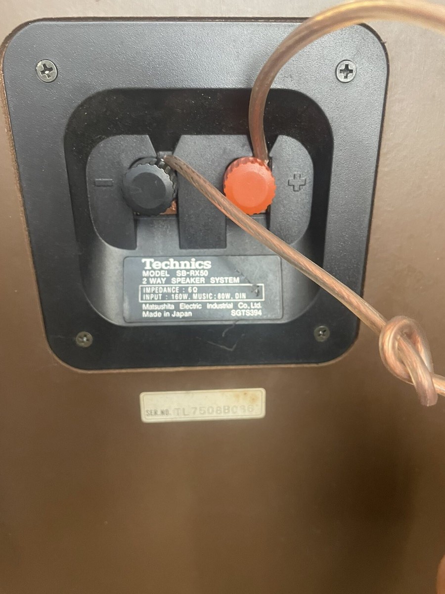 TECHNICS SB-RX50 2way Speaker System - Tested | eBay