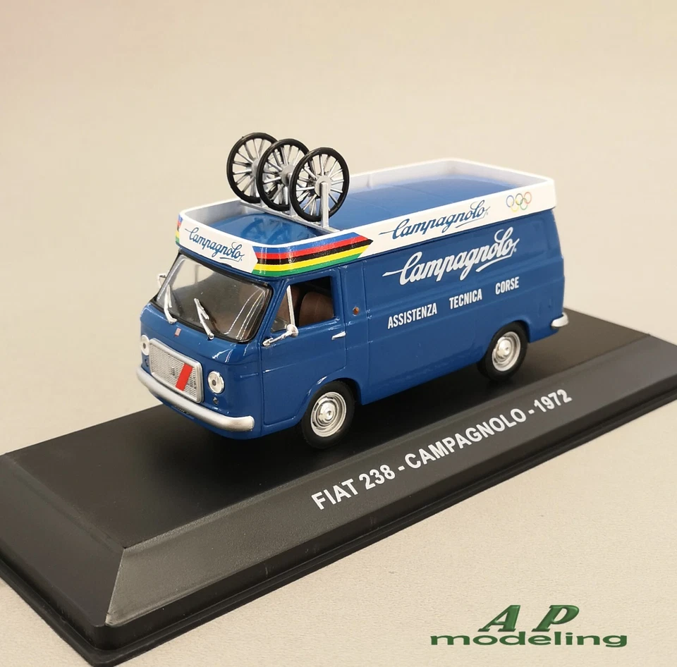 modellino furgone 1/43 fiat 238 del 1972 pubblicità campagnolo auto assistenza - Immagine 3 di 4