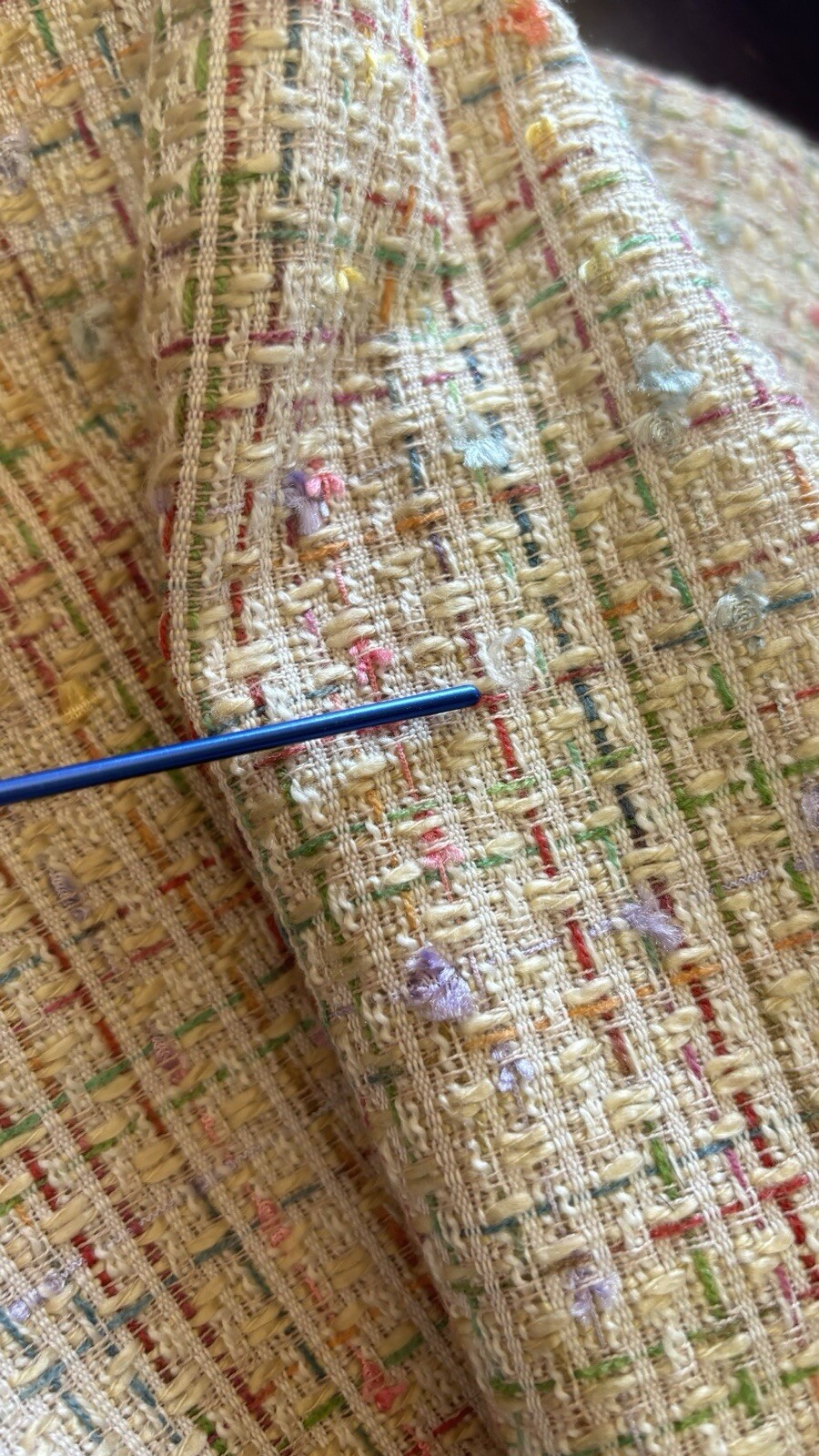 Laura Scott Multicolor Lined Pockets Collared But… - image 11