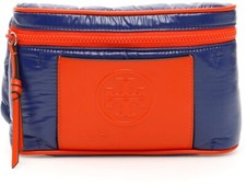 Tory Burch Perry Bombe Nylon Belt Bag Colorblock Fannypack NWT Bright Indigo