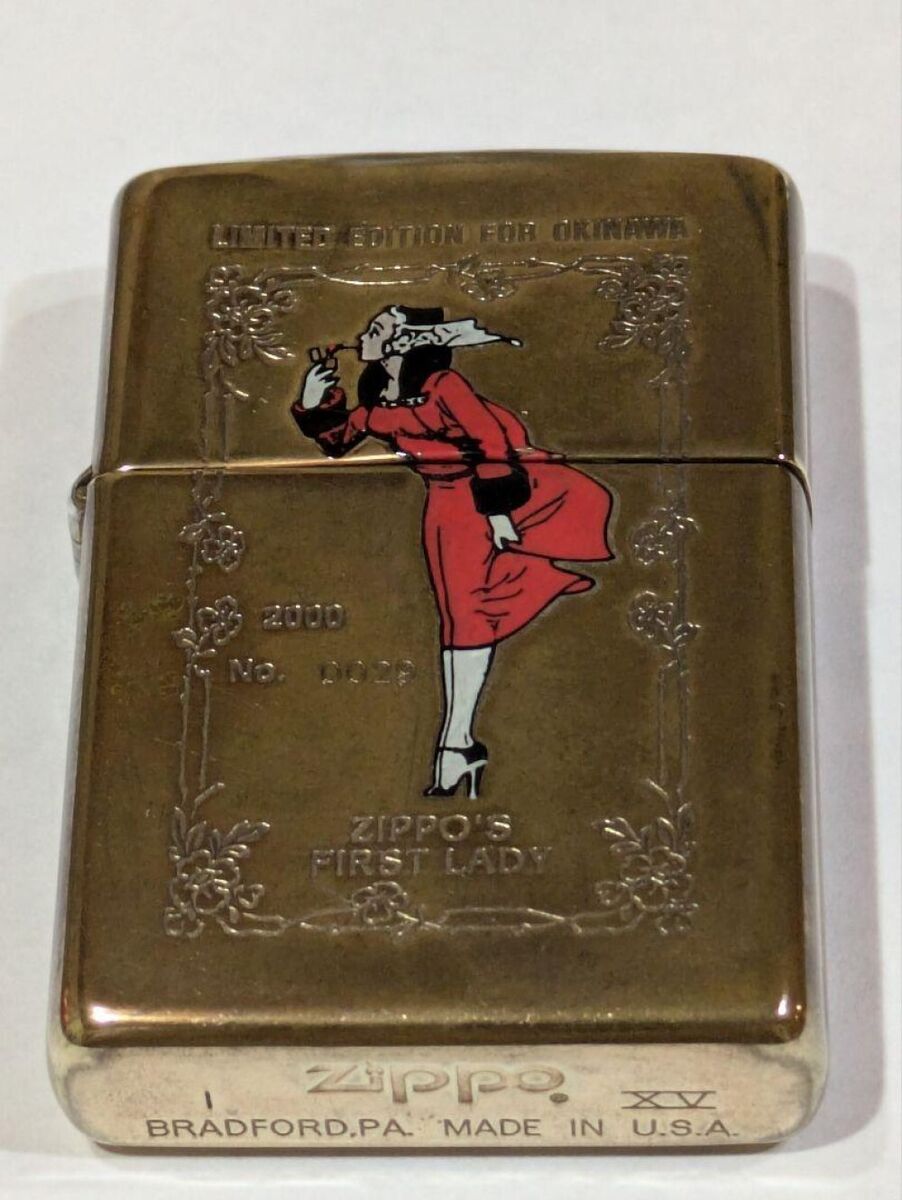 【海外限定】 Zippo Lady First Zippo's Okinawa For Edition Limited 1999 タウン&カントリー