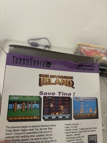 USED - TURBOGRAFX 16 - New Adventure Island (TurboGrafx-16, 1992) CIB