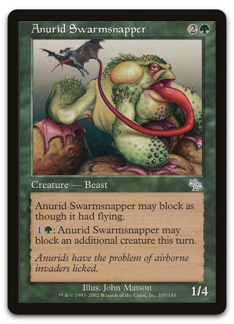 Anurid Swarmsnapper #105 (NM) Judgment JUD Magic MTG