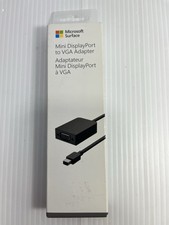 Microsoft Surface VGA Adapter, Black New Mini DisplayPort To VGA