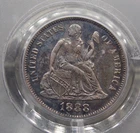 1888 PROOF Seated Liberty SILVER Dime 10c PCGS PR63 #177 Proof ECC&C, Inc.