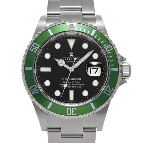 Rolex Submariner 16610LV 40mm Stainless Steel Black Wristwatch...