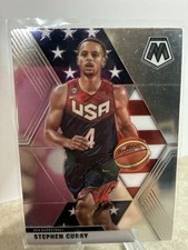 2019-20 Panini Mosaic - USA Basketball Stephen Curry #260 Silver Prizm
