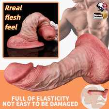 Realistic Huge Dildo Suction Cup Thick Big Cock Dong Penis Sex Toy for Men Women