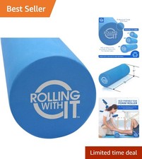 Eco-Friendly 18x6 Foam Roller for Pain Relief Muscle Recovery - High Density