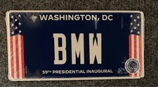 Plaque d'immatriculation INAUGURATION 2021 # BMW dans son emballage d'origine