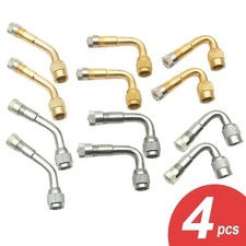2x Tyre Valve Extension 90-Degree Adaptor Car Motorcycle Tire Stem Extender