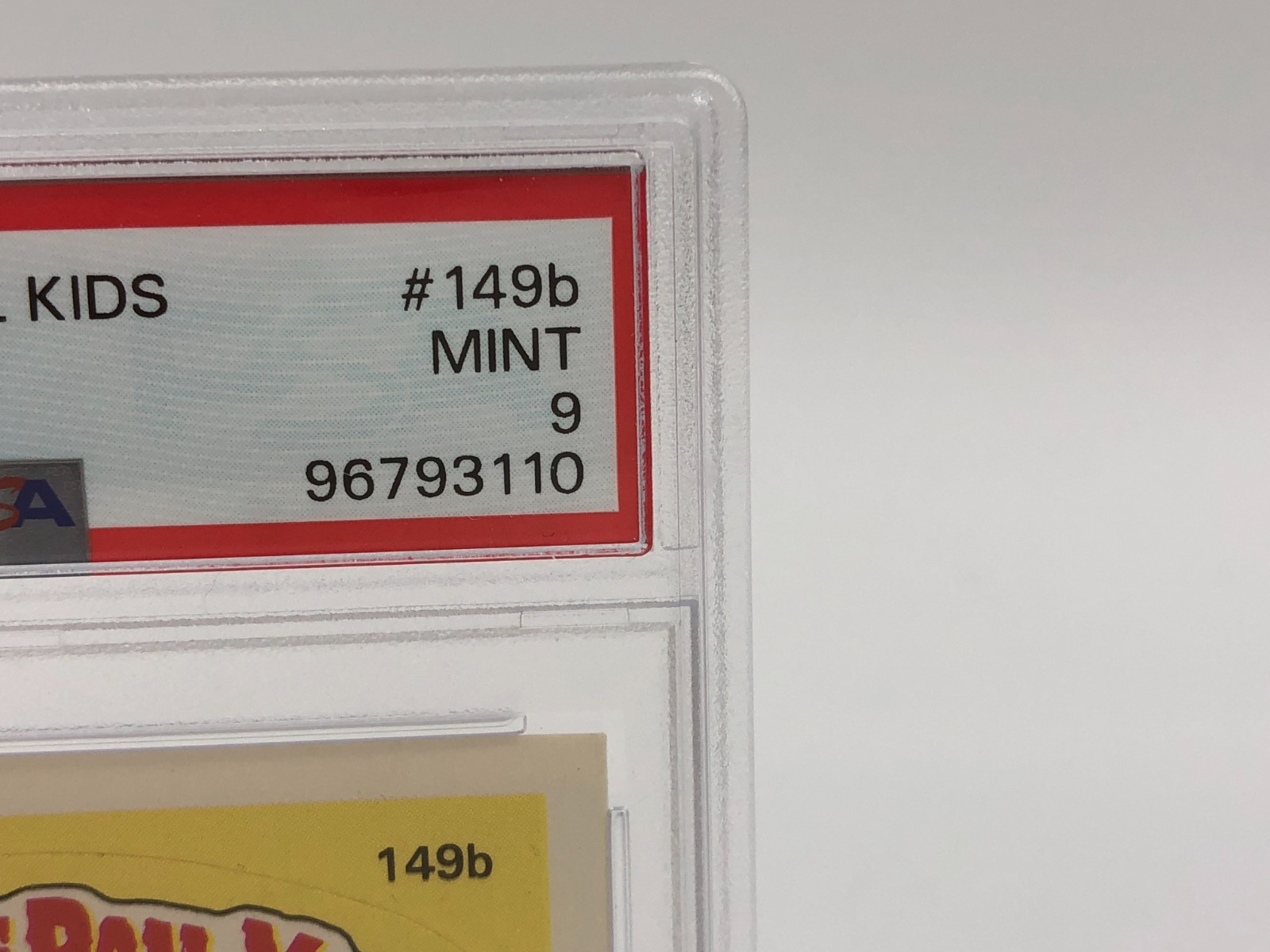 1986 GARBAGE PAIL KIDS Trading Stickers INCOMPLETE PETE #149b graded PSA MINT 9 view 8