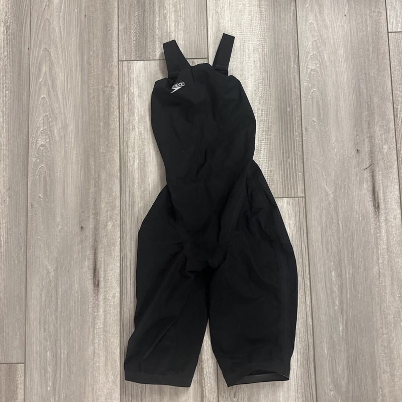 Women's Speedo Fastskin LZR racer closed back 25 Black EUC