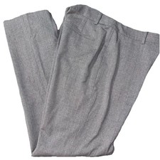 NWT Lauren Ralph Lauren Wool Blend Stretch Trouser Pants Gray Sz 10 Straight Leg