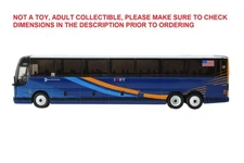 New York City MTA Route SIM3 Prevost X3-45 in 1/87 Scale Diecast Model