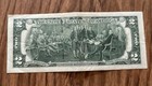 1976 $2 Federal Reserve Note Banknote Jefferson Portrait - Circulated — photo 2