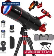 Telescope for Adults High Powered, 90Mm Aperture 550Mm Professional Telescope fo