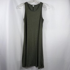 Old Navy Women’s XS Olive Green Sleeveless Midi Tank Dress Stretch Casual