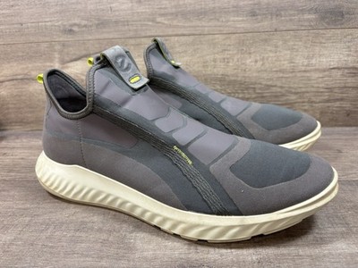 ECCO ATH 1FM Alpha Slip On Gray Green Shoes Herren Mens Size 44 US 10 10.5