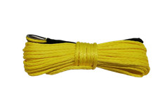 Synthetisches Seil gelb f&uuml;r Seilwinden, 6mm x 15m ATV UTV Quad
