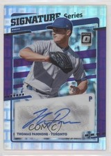 2020 Panini Donruss Optic Purple Pandora Prizm 8/25 Thomas Pannone Auto z7h