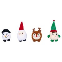 Beeztees Hundespielzeug PlüSch Weihnachtsfigur FüR Hunde 9X7X5Cm Ohne Squeaker