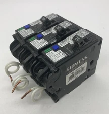 3X Siemens QA120AFC 1 Pole 20 Amp QAF2 Arc Fault CAFCI Combination AFCI  Breaker
