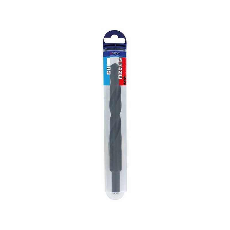 Foret métaux HSS taille meulée Ø14 Tivoly 11436841400 pour perçage acier