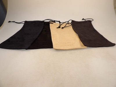 New 4 Tim West Pipes Stamped Designer Suede Leather Bags Pipes & Accessories