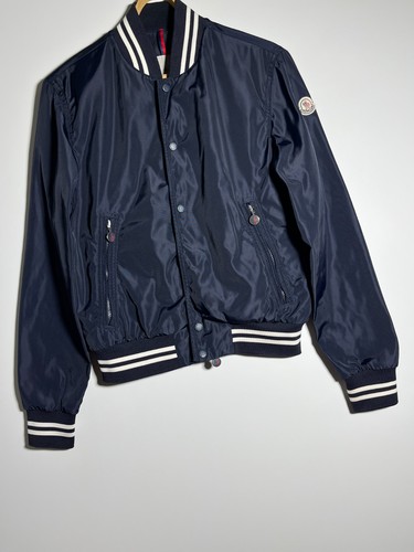Moncler Navy Blue Bomber Jacket Men's Size 2 S - Picture 5 of 23
