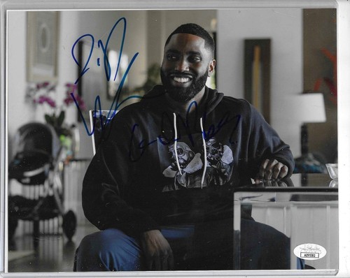 John David Washington Signed 8x10 Photo Ballers Autographed JSA COA